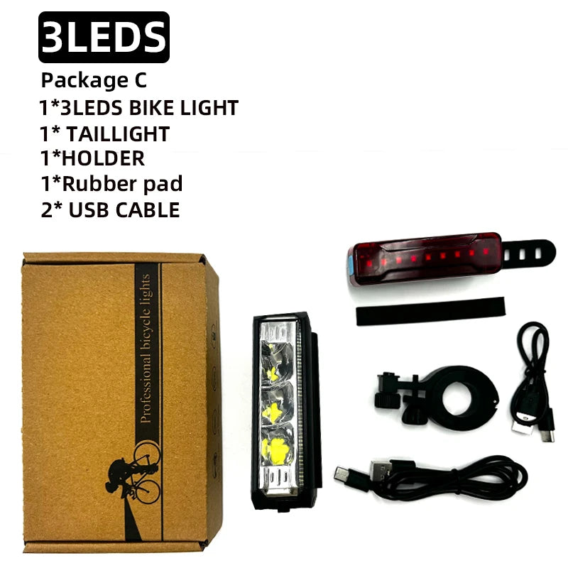 Fivemi Bicycle Light Front High Lumen Bike Lights 8000mAh Power Bank
