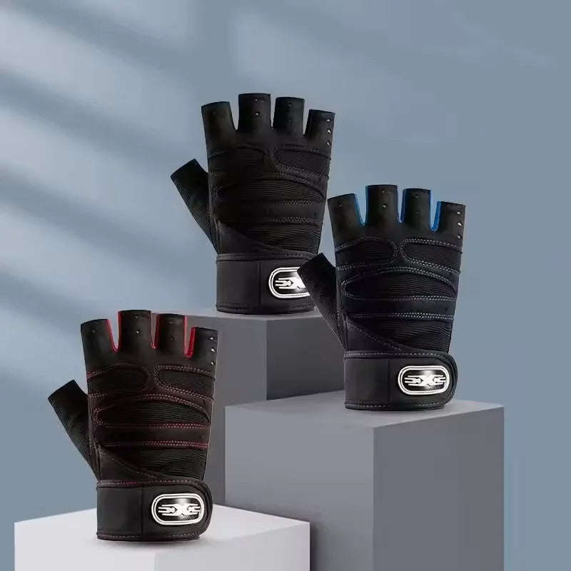 Cycling Gloves Gloves Half Finger Gloves Anti-Slip Shock-Absorbing