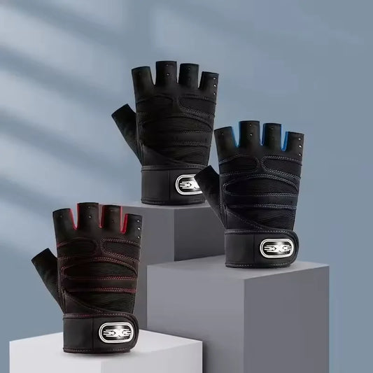 Cycling Gloves Gloves Half Finger Gloves Anti-Slip Shock-Absorbing