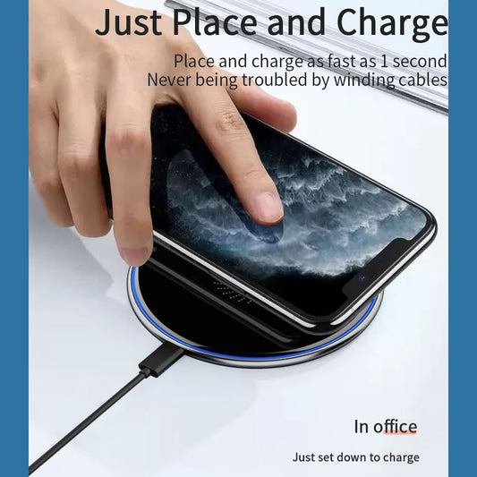 Essager 15W Qi Wireless Charger Fast Wireless Charging