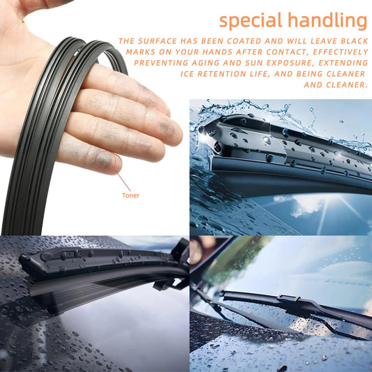 Autoruitrubberstrip ruitenwisser 6mm auto wisserblad