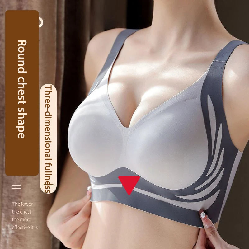 FINETOO Super Gather Draadloze Push-up BH Voor Dames