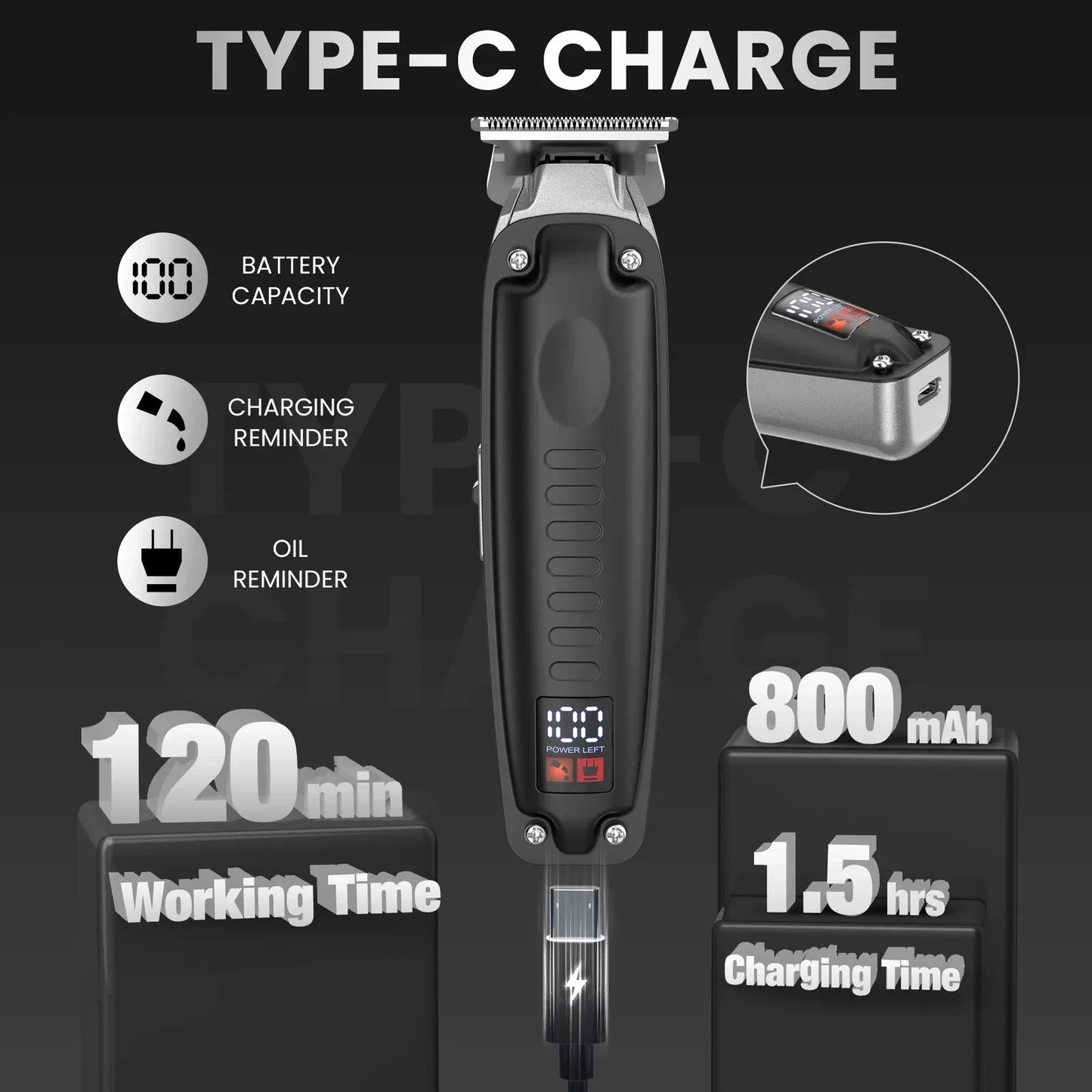 Sejoy Professional Men's Hair Clipper