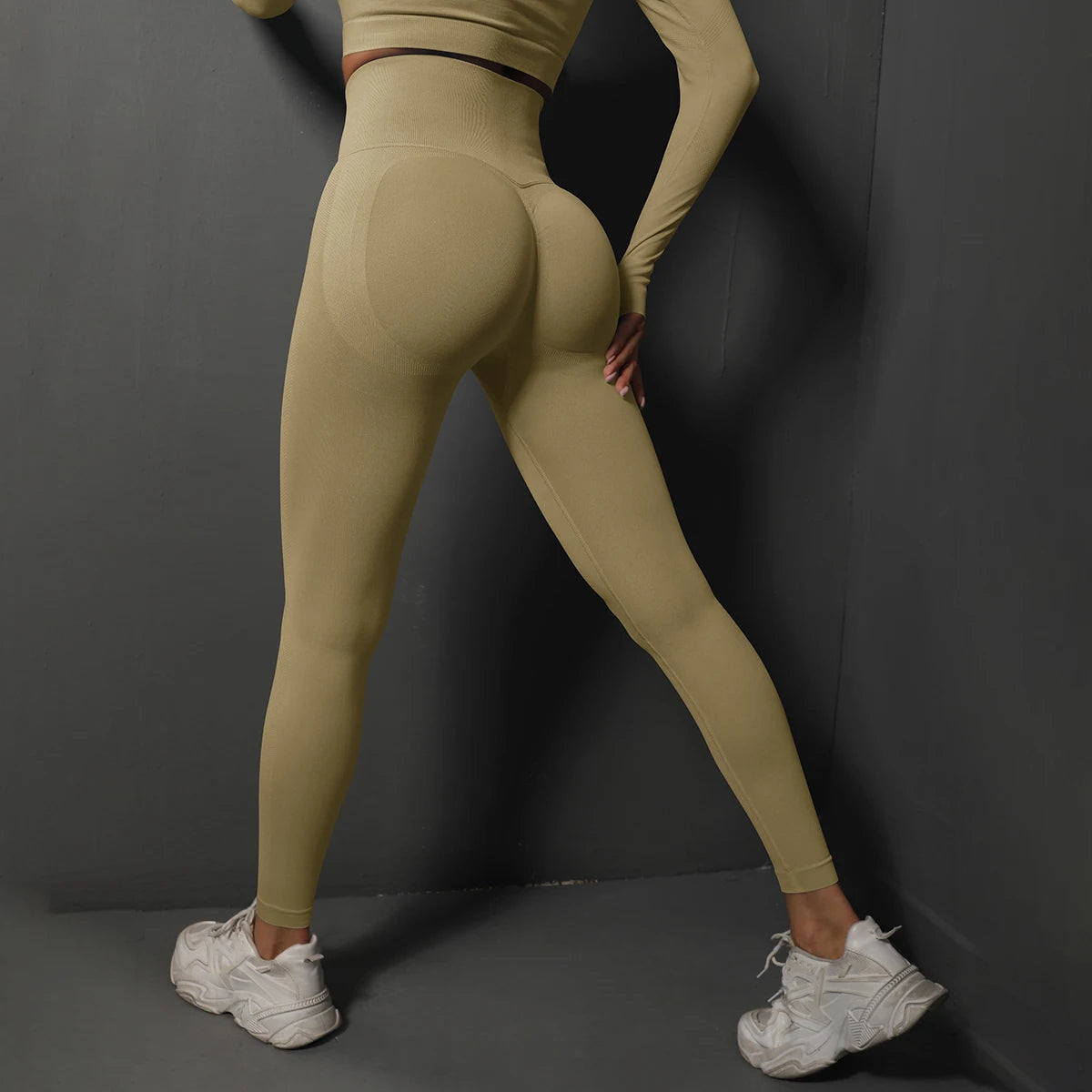 Naadloze gymleggings voor dames, yogabroeken,