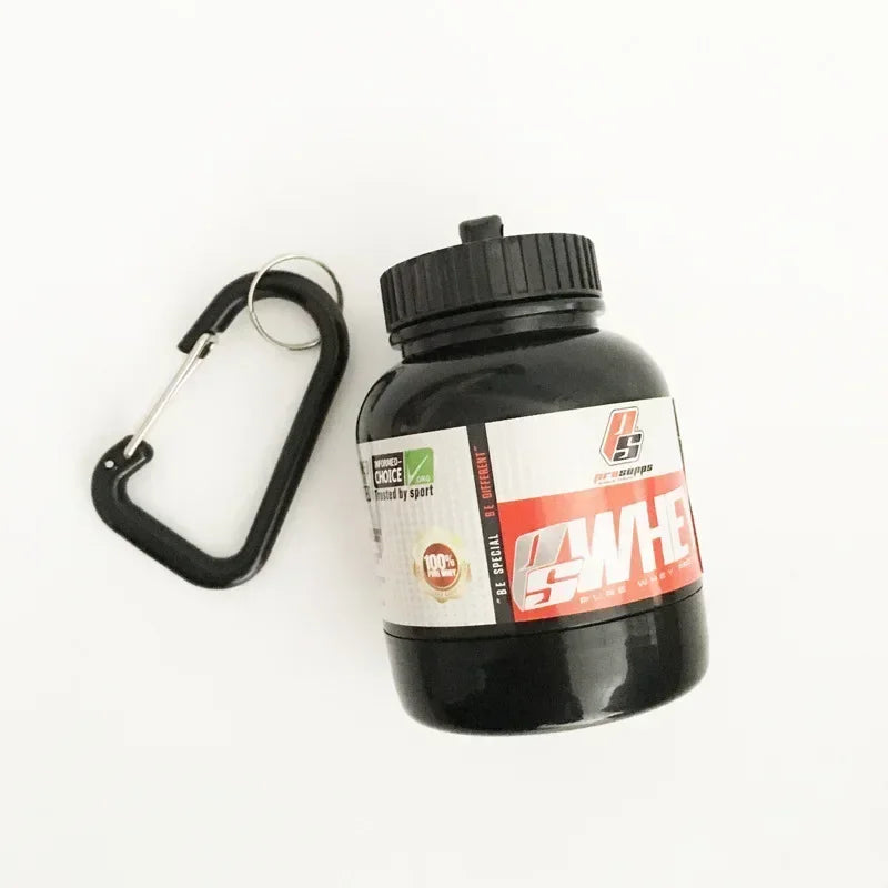 Portable Protein Powder Container Pill Organizer