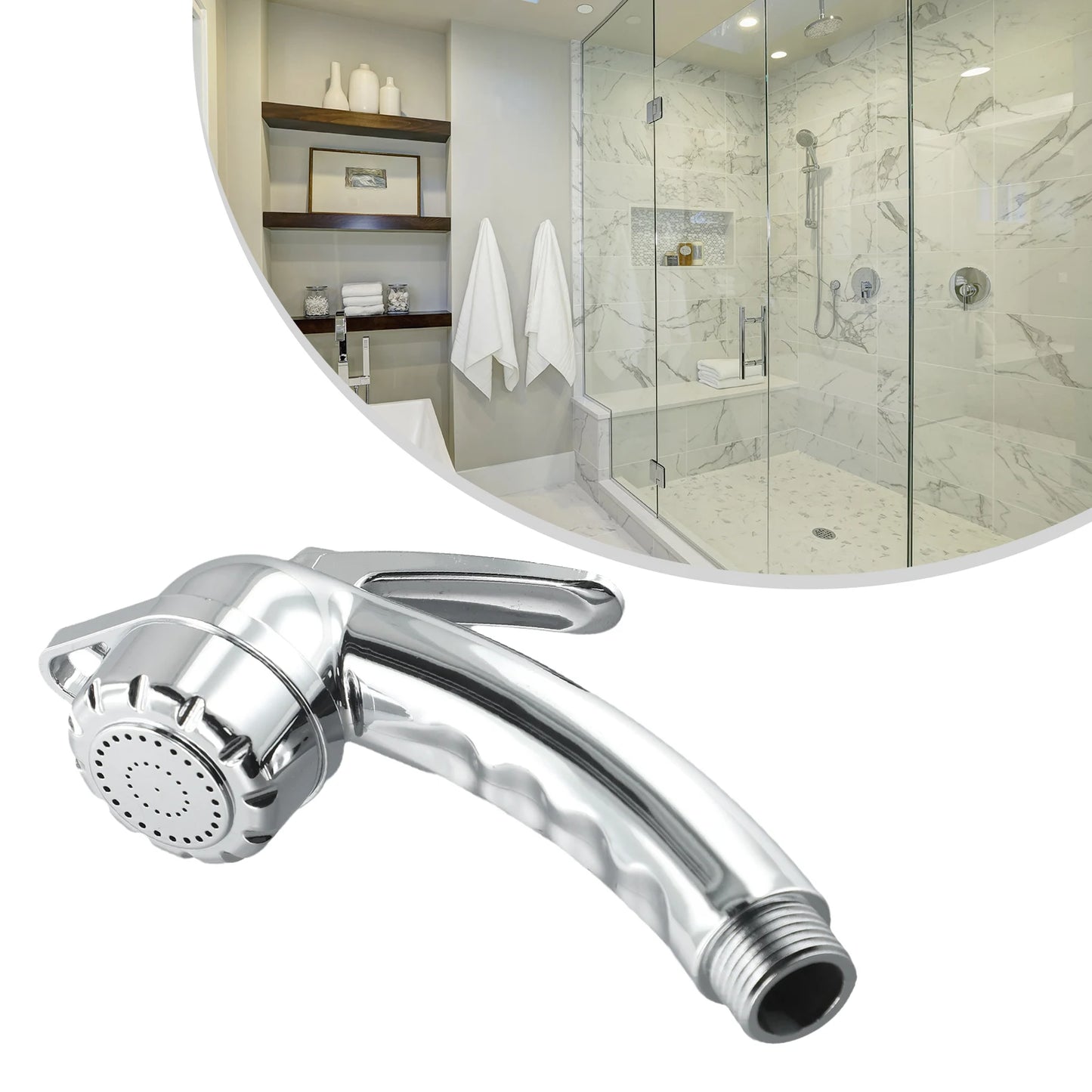 Camper Adjustable Shower Head Faucet Sprinkler Handheld