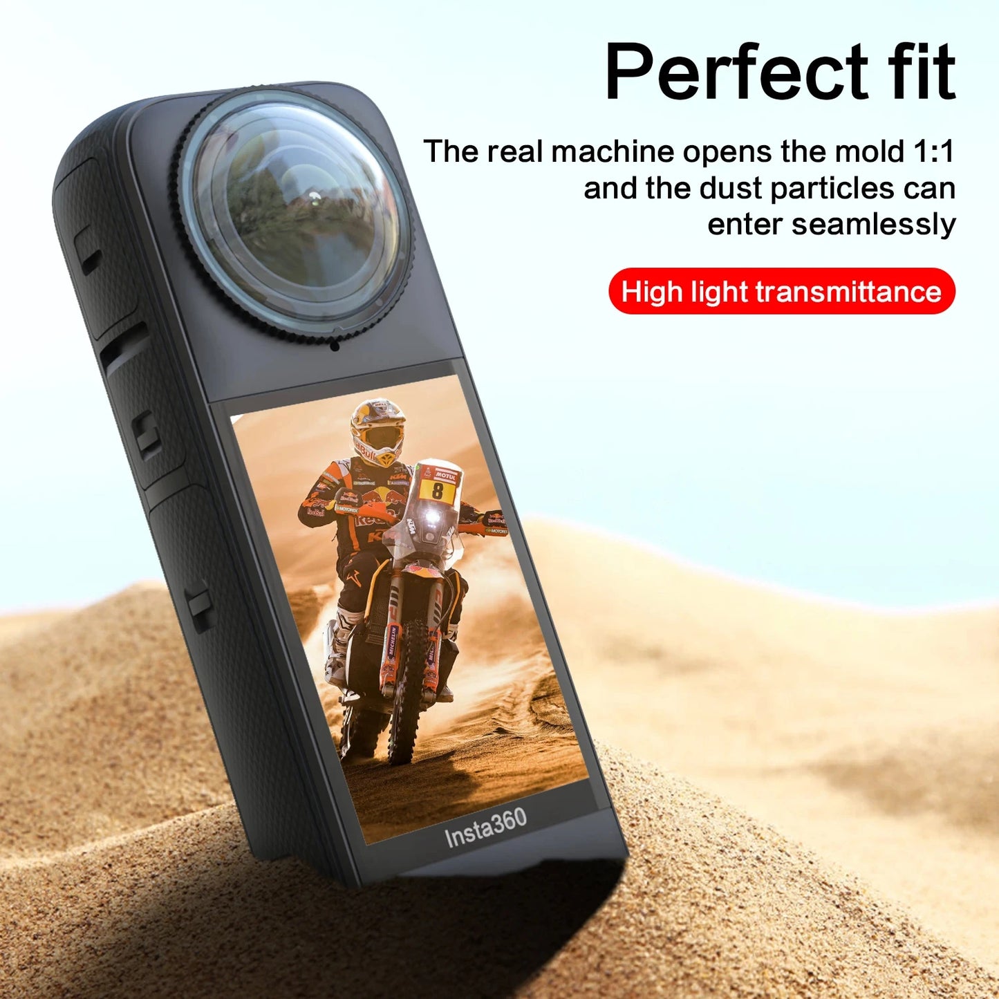 Lens Guards for Insta360 X4 Rotating