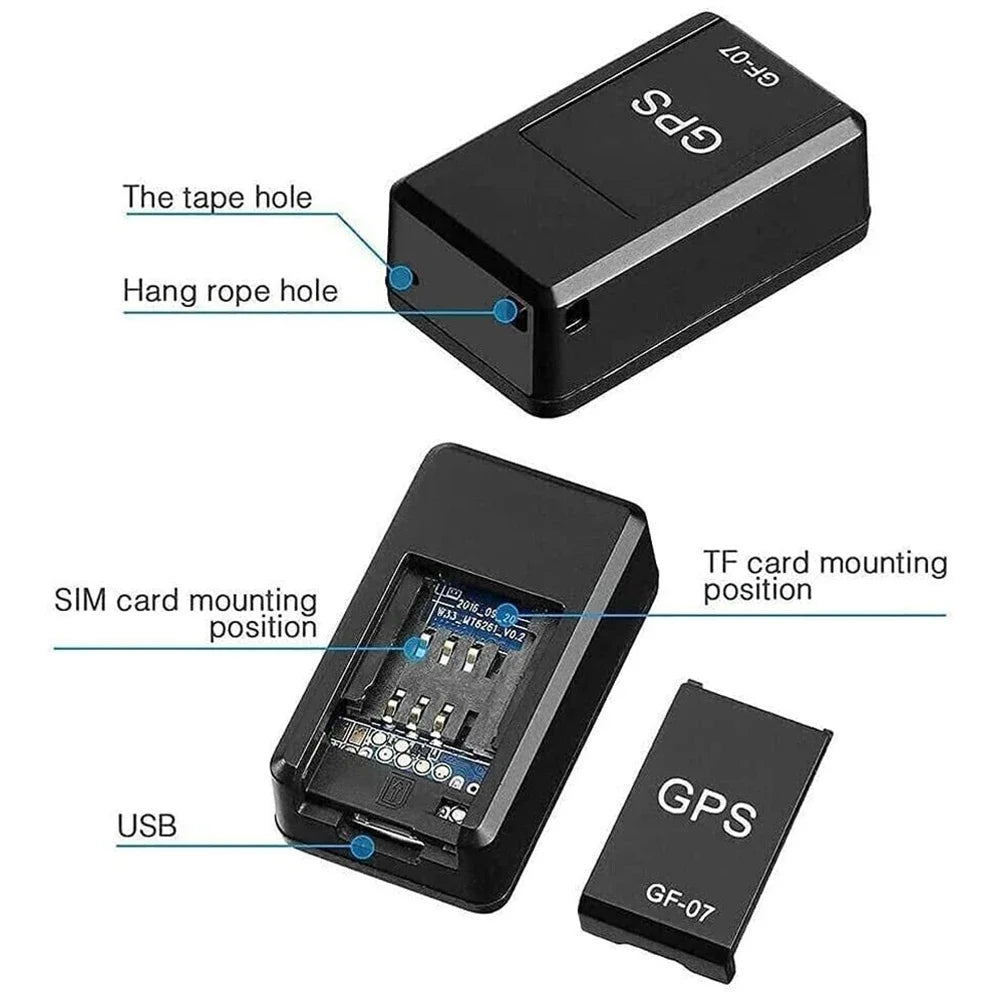 GF08 Mini Magnetic GPS Trackers GF07 Real-time Locator