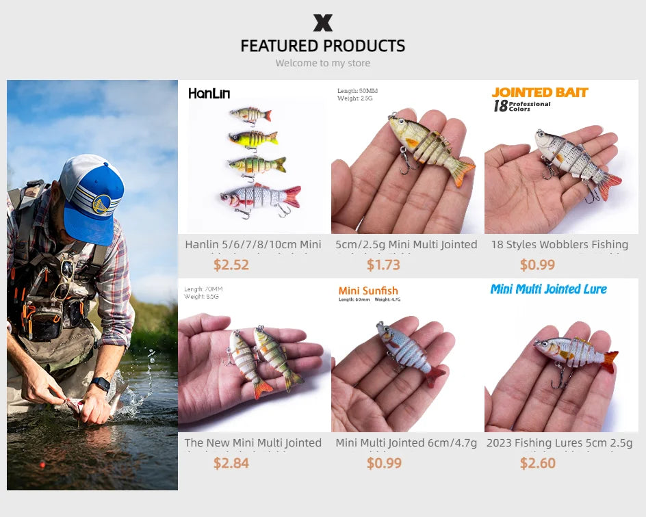 Hanlin Set 4 Inch 16.5g Fishing Lures