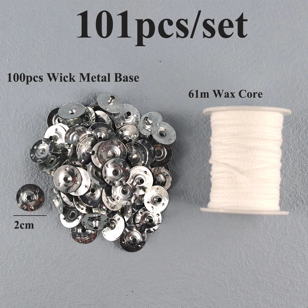 Smokeless Candle Wicks 2.6-20cm Pre-Waxed