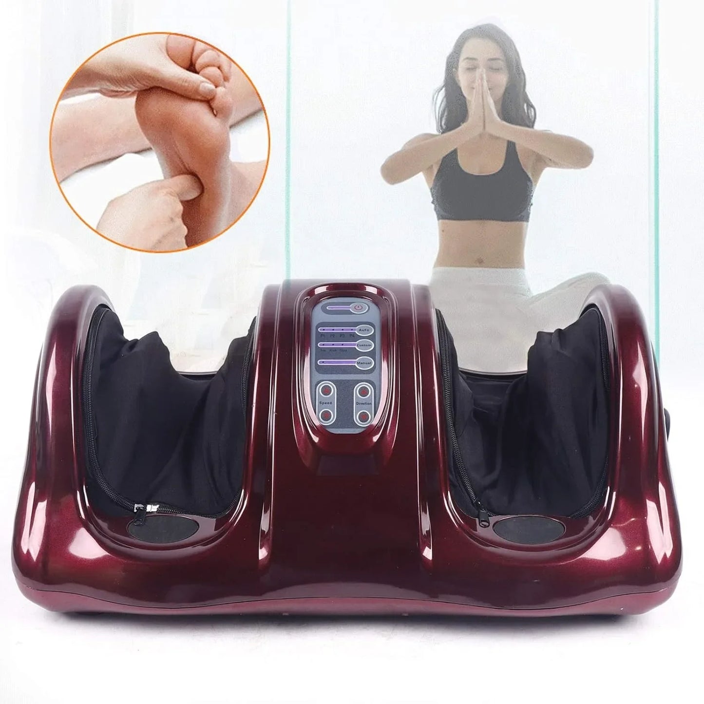 Foot Massager Shiatsu with Heat Kneading,