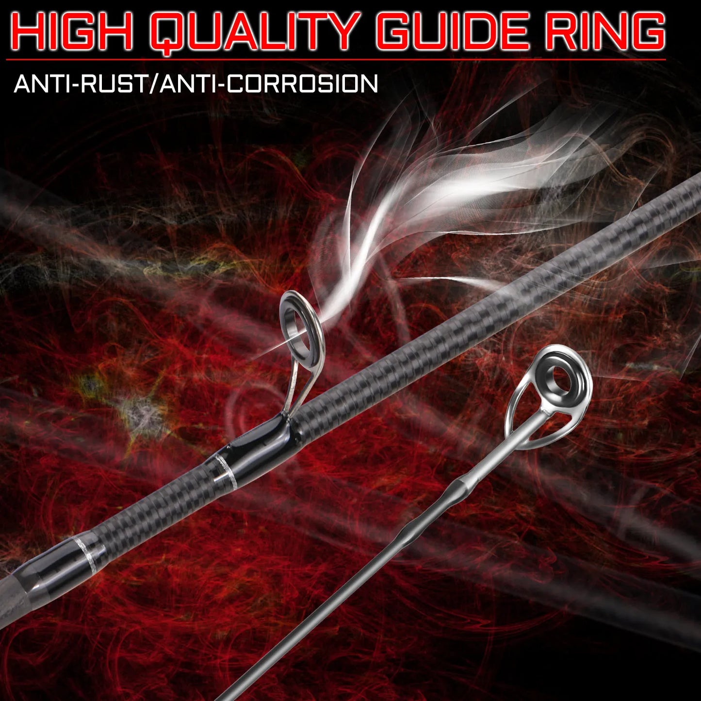 Sougayilang 5 Sections 2.1m Spinning Casting Fishing Rods