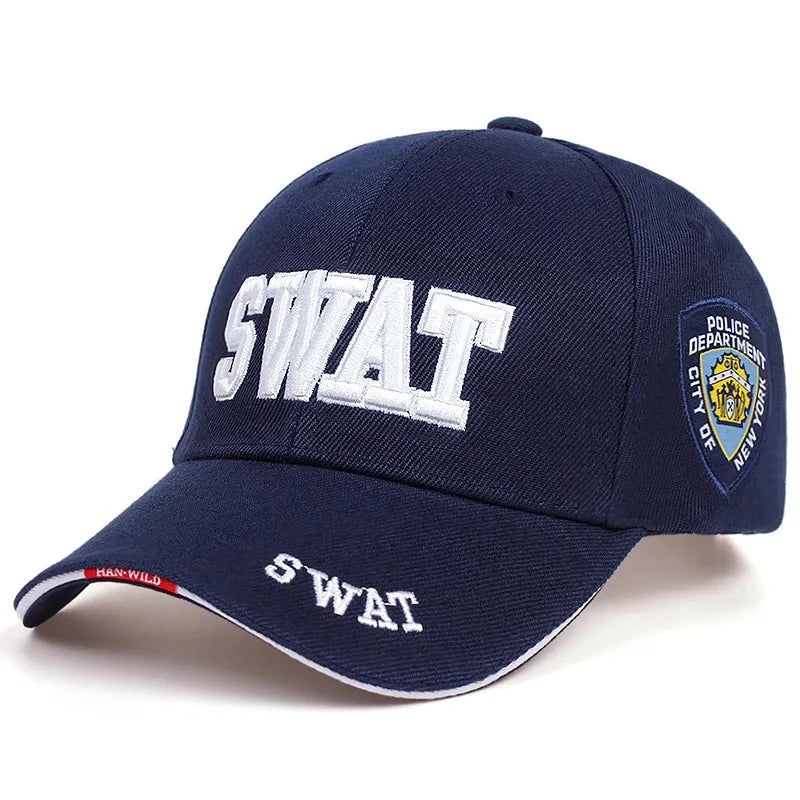 Sport Fashion SWAT Letter Embroidery Snapback Cap