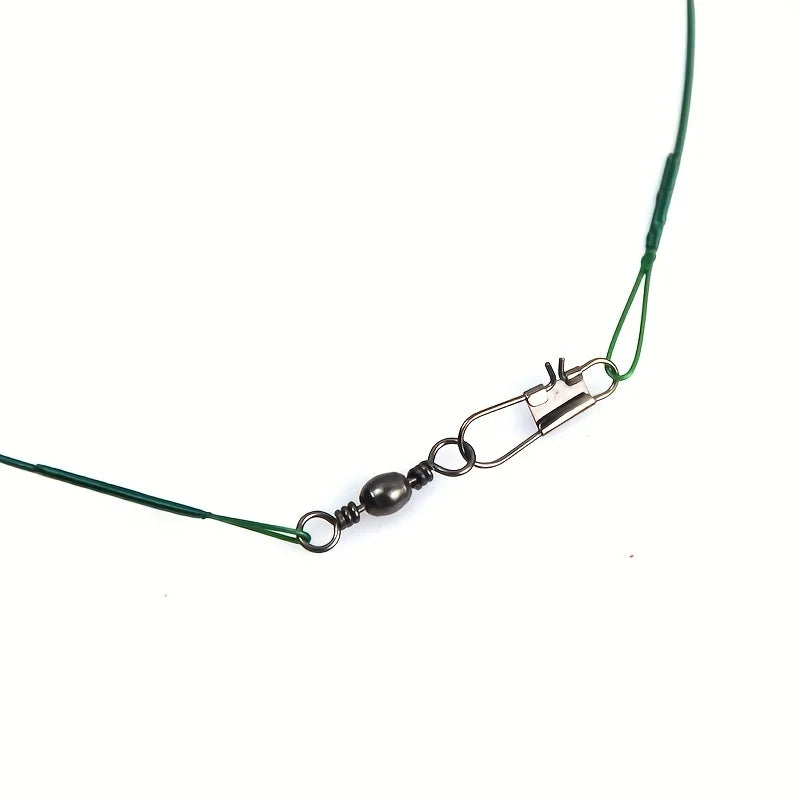 20pcs 15/20/30cm Stainless Steel Wire Leader Fishing