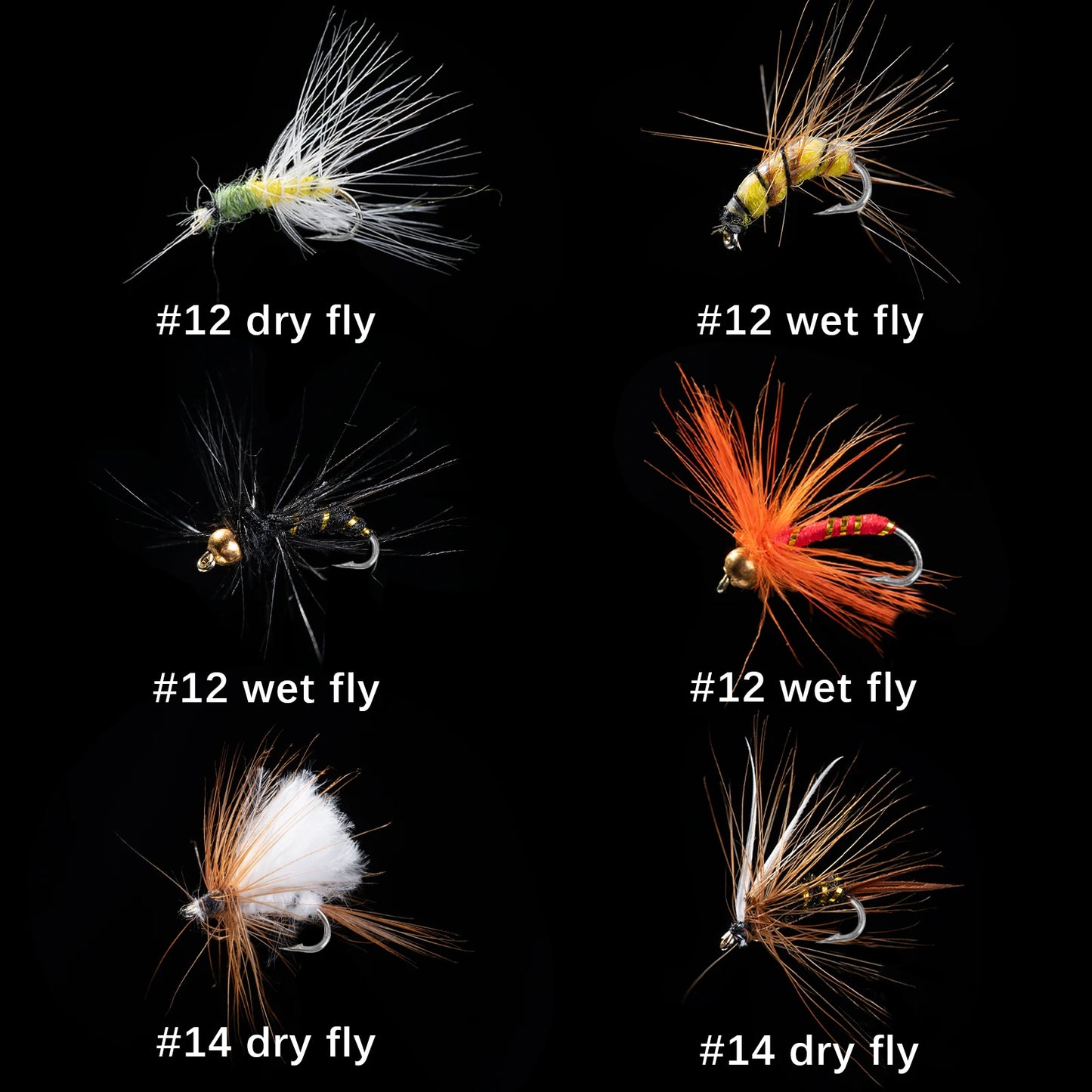 Goture Fly Fishing Flies Kit 30pcs