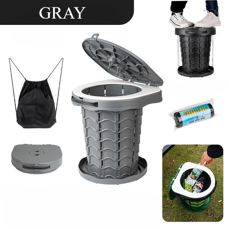 CLS Portable Foldable Camping Toilet Outdoor Travel