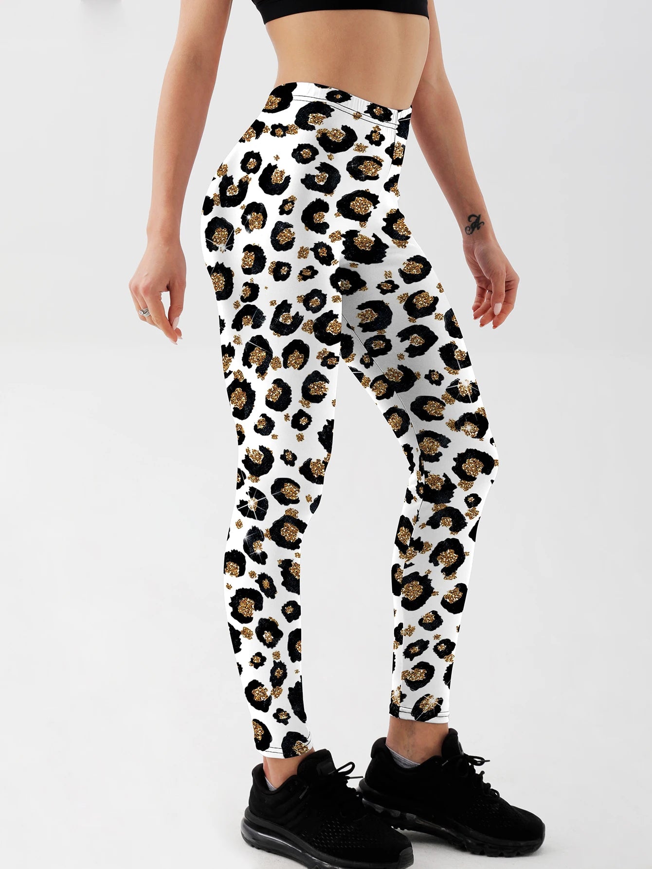 Women Leopard Printed Leggings For Fitness