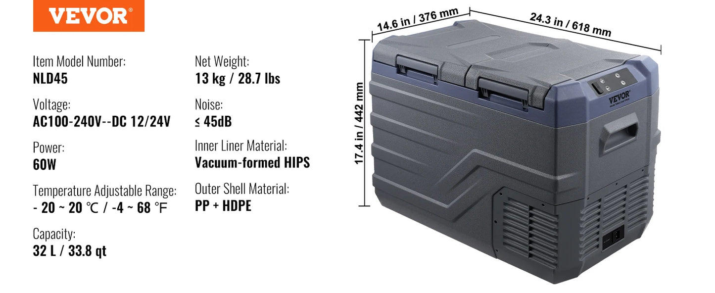 SucceBuy 8L to 75L Car Refrigerator