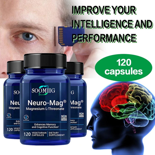 Magnesium L-Threonate Supplement – Promotes Brain Health,