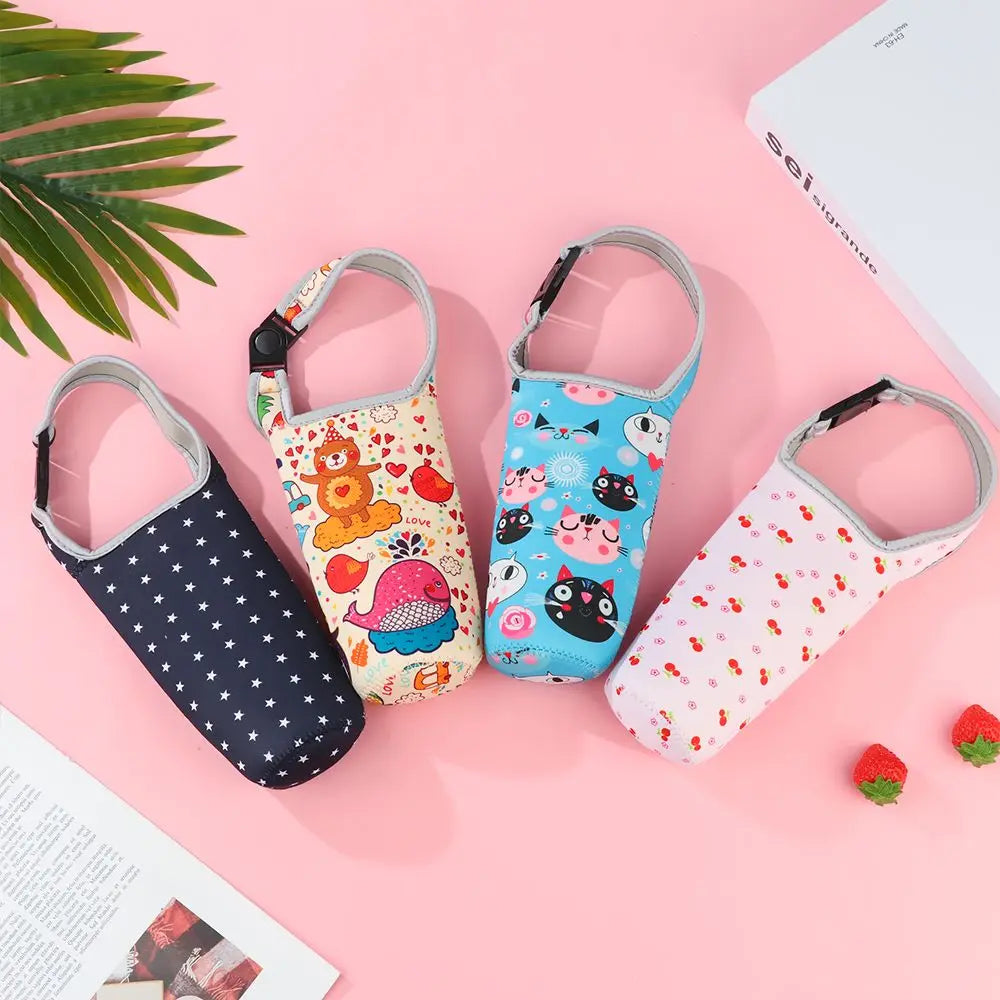 1Pcs Sport Water Bottle Cover Case with Shoulder