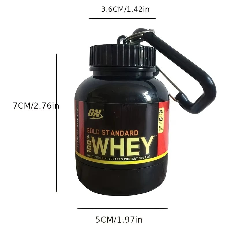 100ML Outdoor Sport Mini Portable Protein Container