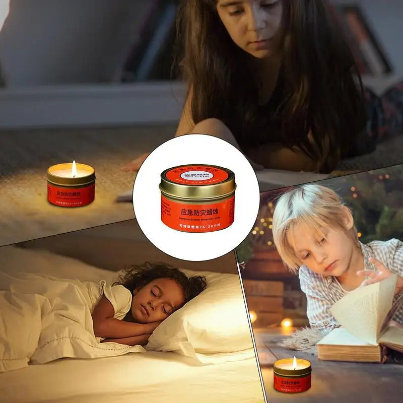Windproof Candles 30 Hour Light Long Lasting