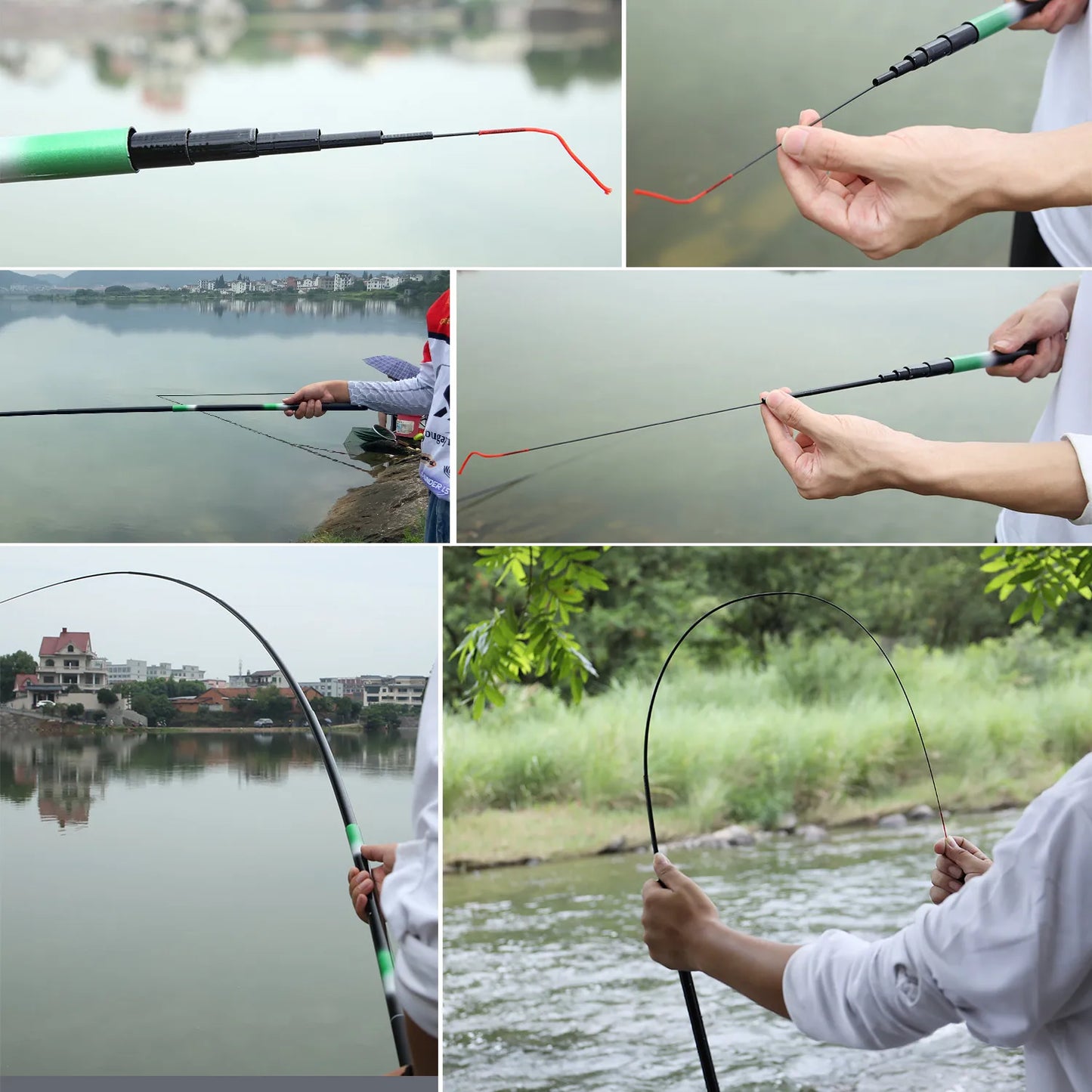 Sougayilang Carp Fishing Rod 2.7/3.6/4.5/5.4M Portable Ultra Light