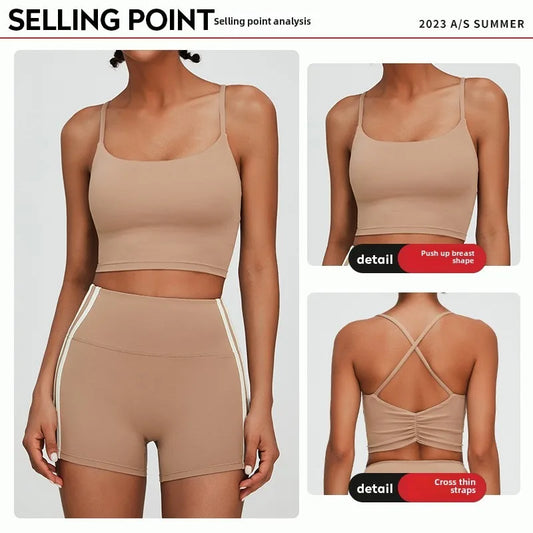 New Sports Underwear Female Cross Back Undershirt