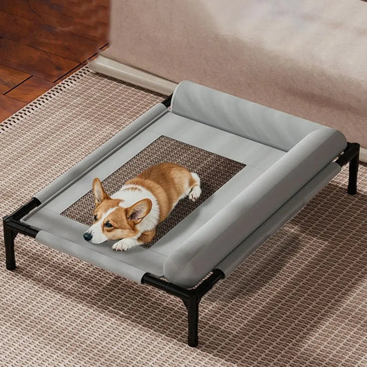 Washable Mesh Elevated Dog Beds Removable Breathable