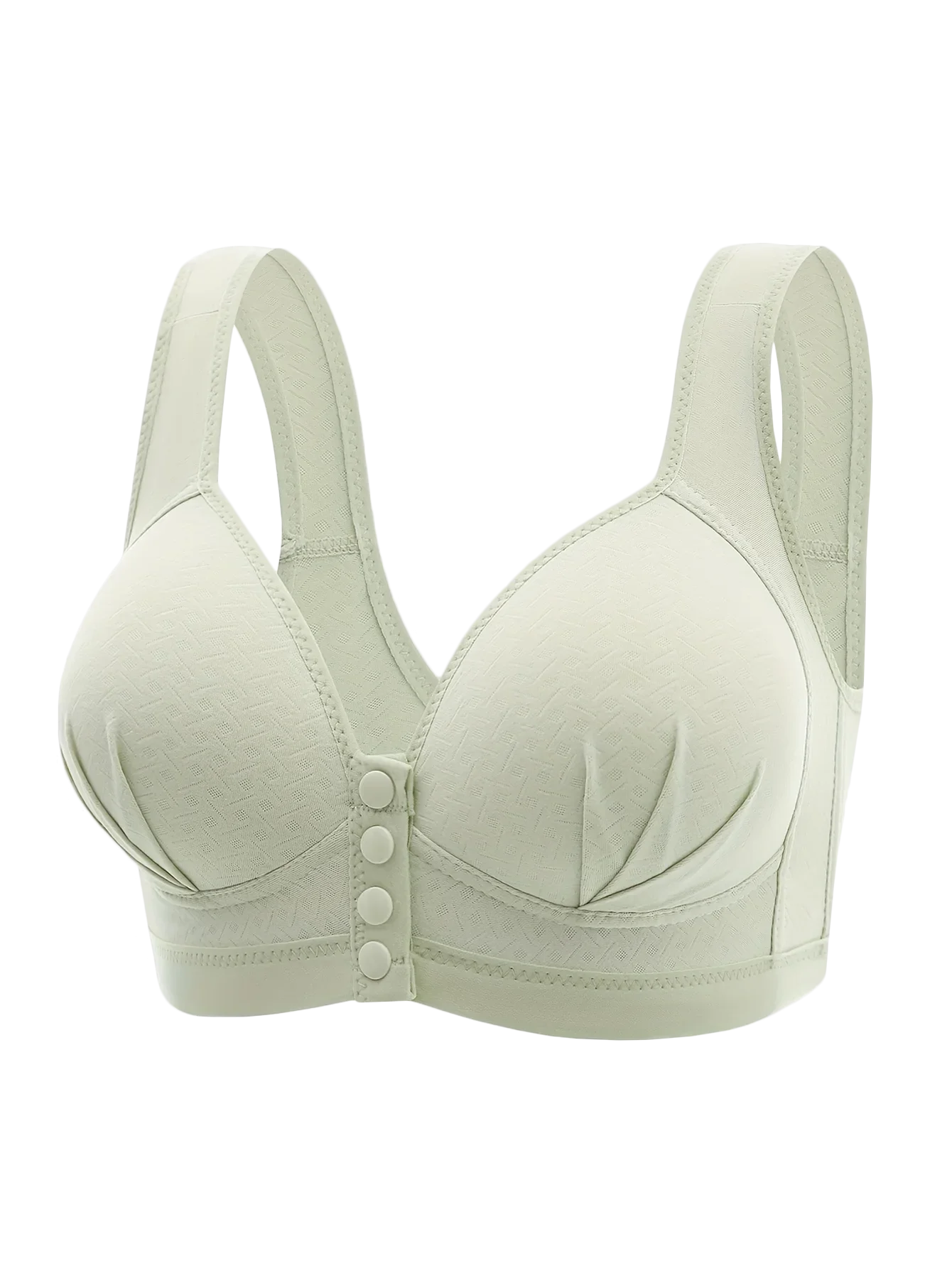 Comfortabele draadloze bh met dunne katoenen cups,