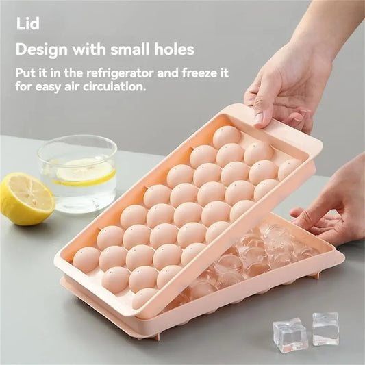 3D ronde ijsblokjesvorm met deksel IJsbal Creatieve