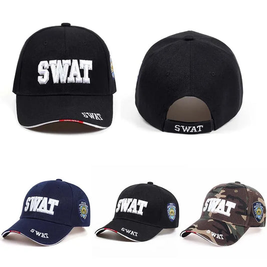 Sport Fashion SWAT Letter Embroidery Snapback Cap