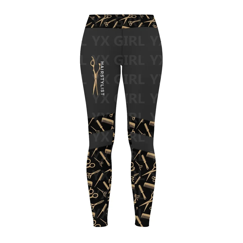 Hairstylist Leggings Hairdressing Clothes