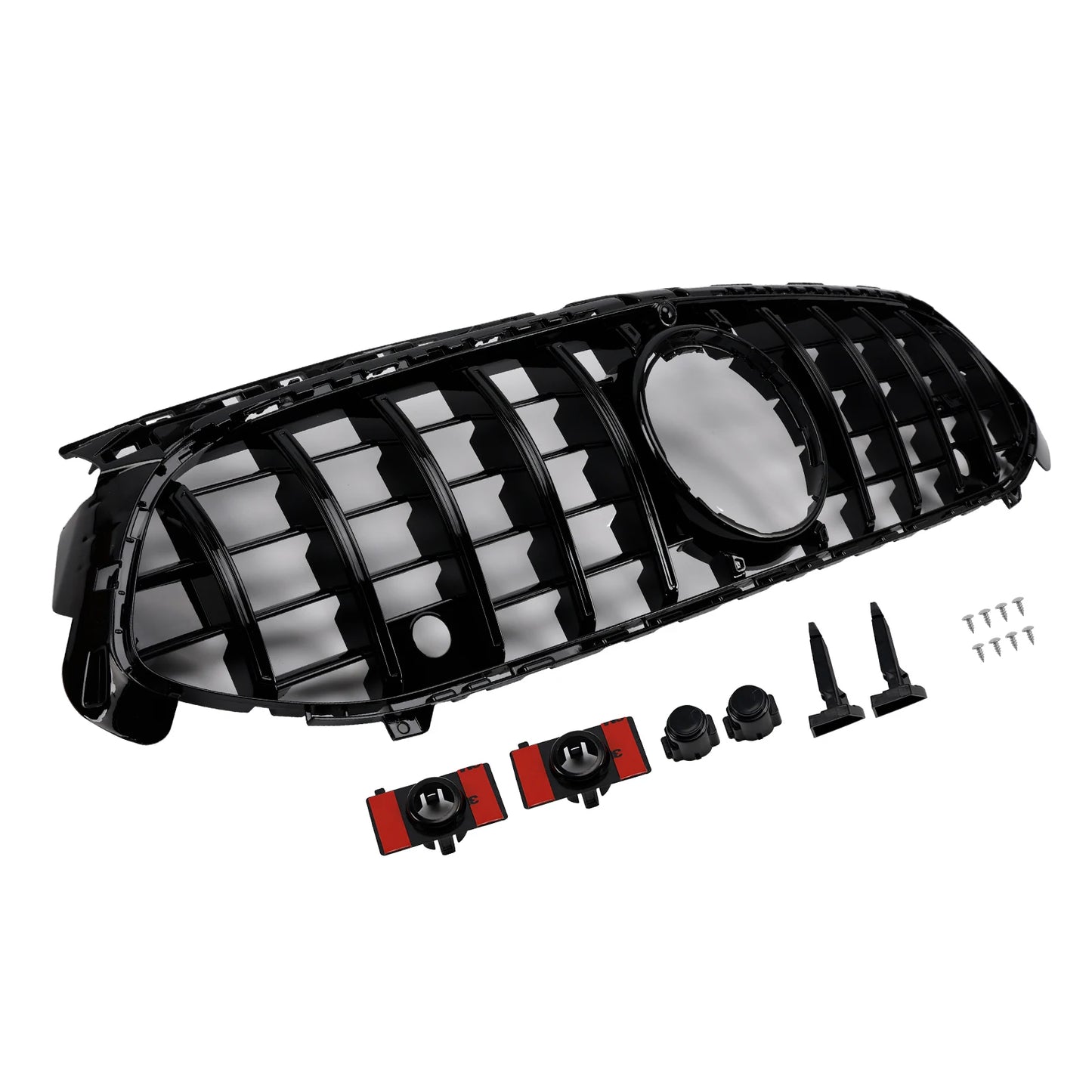 Gloss Black Front Grille Grill Fit for Mercedes A-Class W177 A35 A180 2023 2024 2025