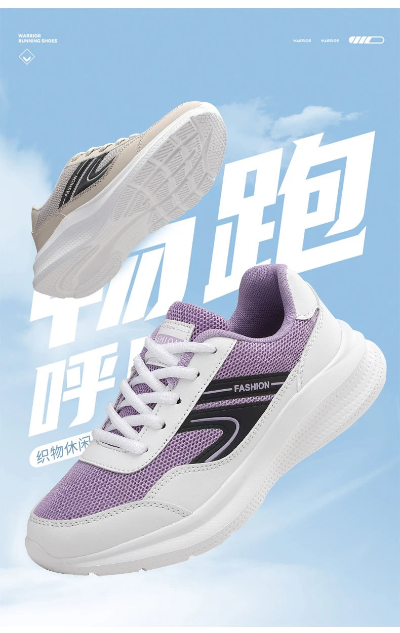 Sports shoes for women in spring and summer, lightweight,