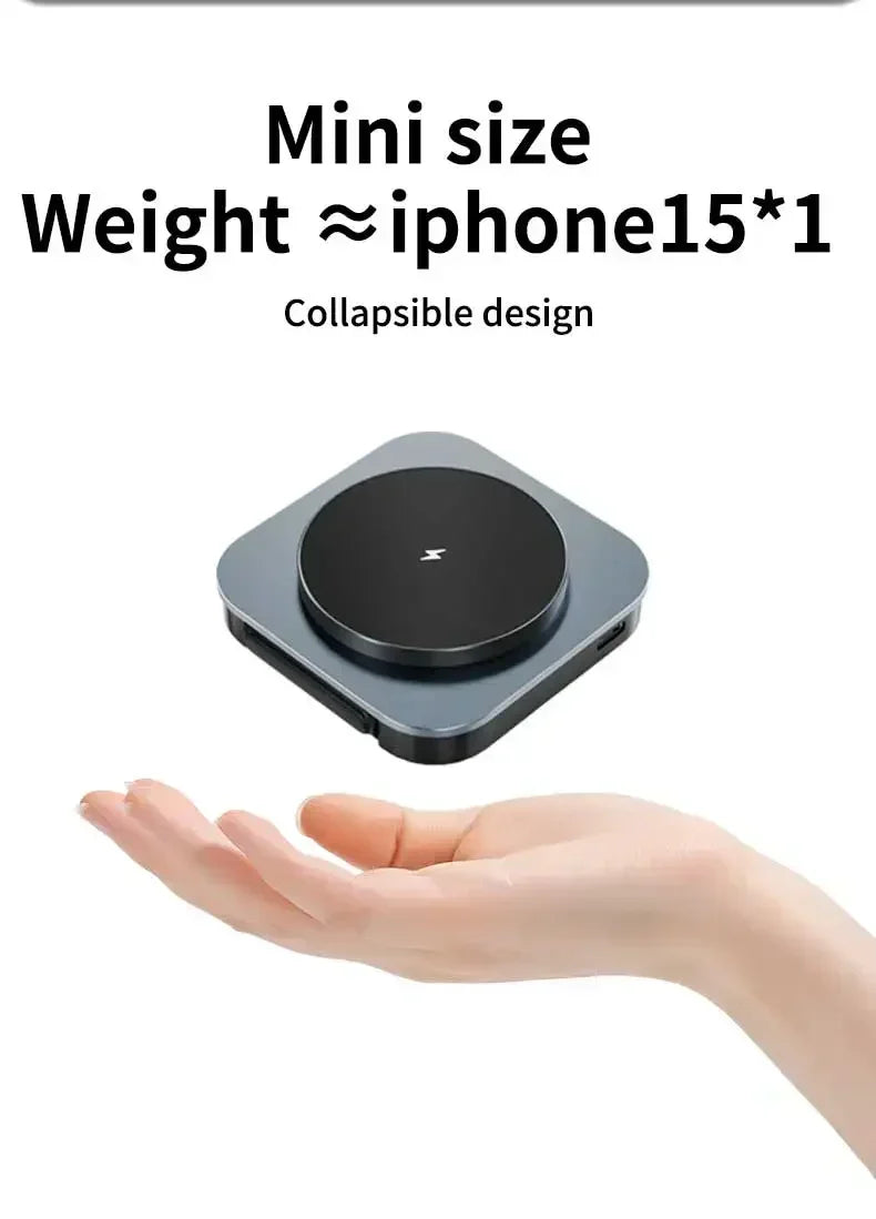 Metal 30W Magnetic Wireless Charger Pad For iPhone 15 14 13 12 Pro Max