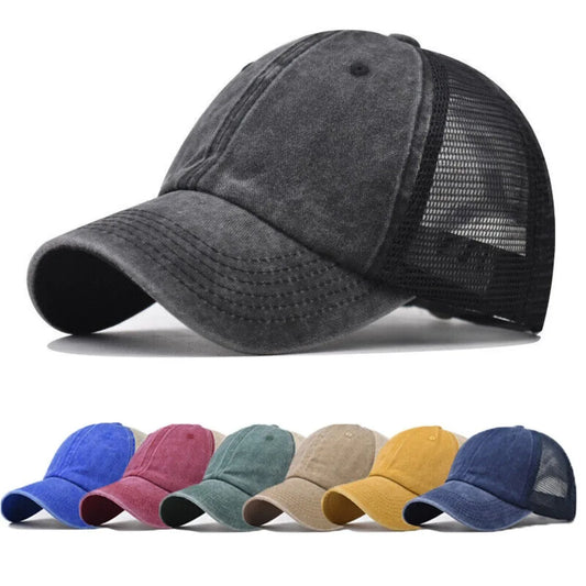 UV Protection Sport Hat Washed Cotton Baseball Cap