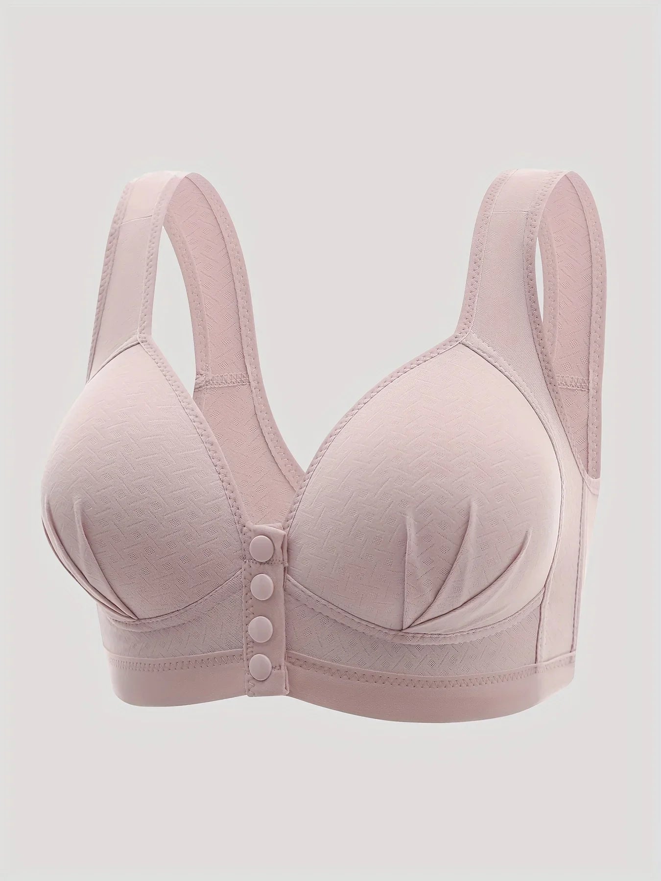 Comfortabele draadloze bh met dunne katoenen cups,