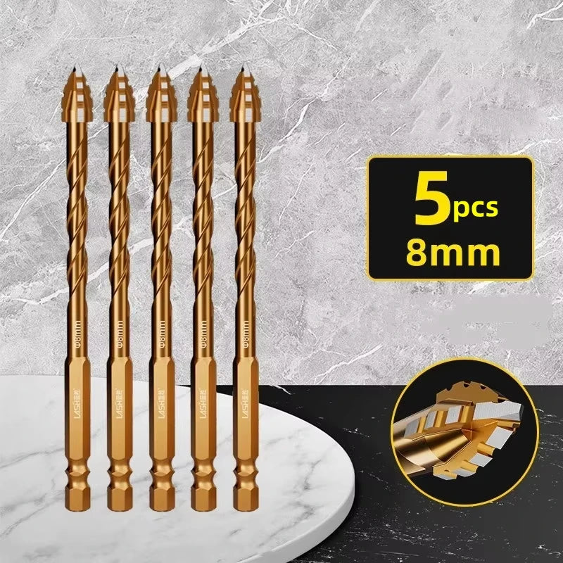 Upgraded four-edged sawtooth drill bit Professional