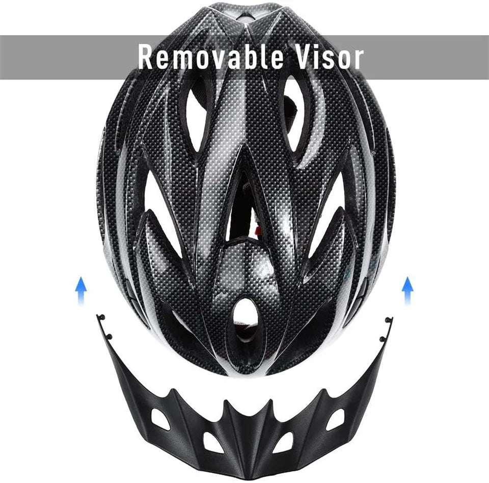 Fietshelm Comfort Voering Lichtgewicht Vezeltextuur Helm