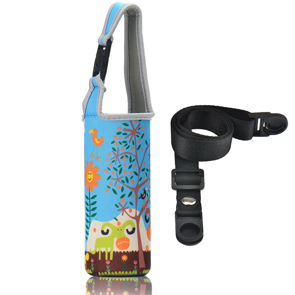 1Pcs Sport Water Bottle Cover Case with Shoulder
