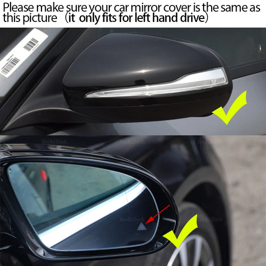 Left & Right Side Mirror Glass Rearview Exterior Blind