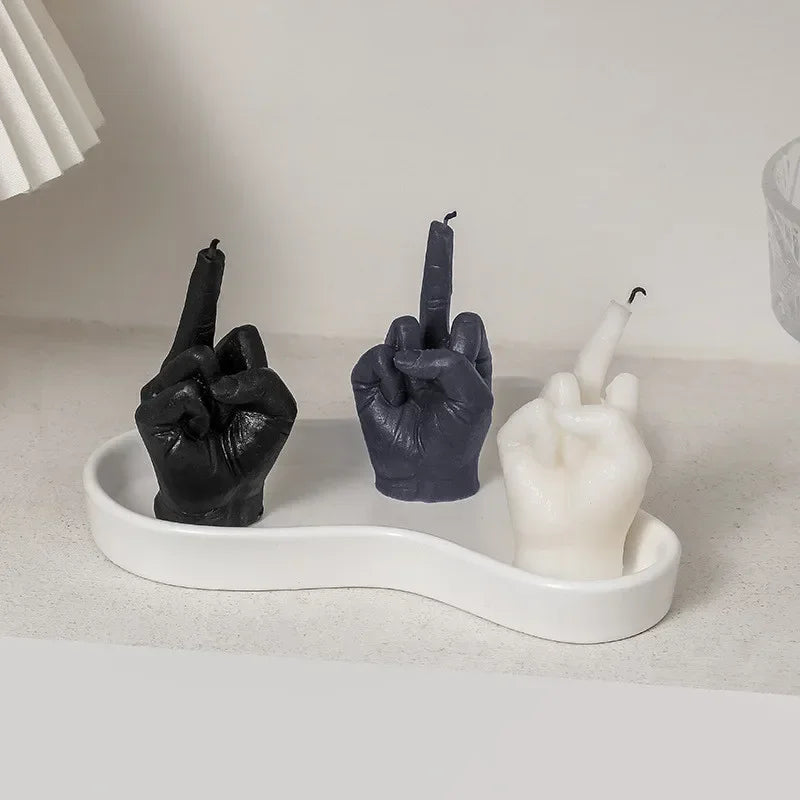 Creative Candles Middle Finger Shaped