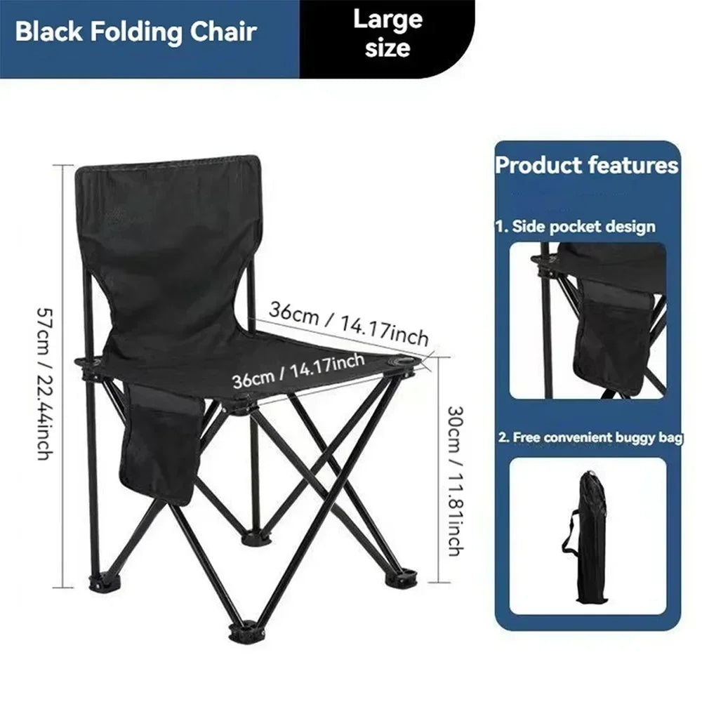 Camping Chair Outdoor Folding Beach Multifunctional