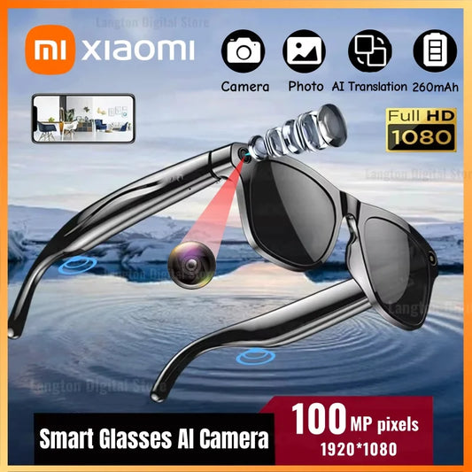 XIAOMI Smart Glasses AI Camera HD Wearable Mini Camera Bluetooth