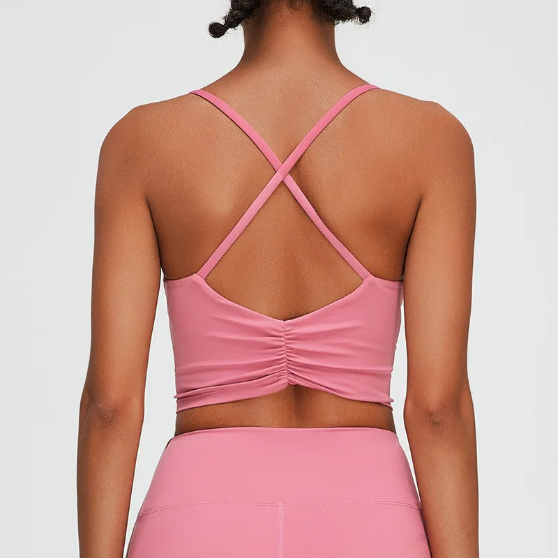 New Sports Underwear Female Cross Back Undershirt