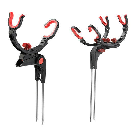 Fishing Fixed Pole Holder Foldable Bracket Sea Lake Single/Double