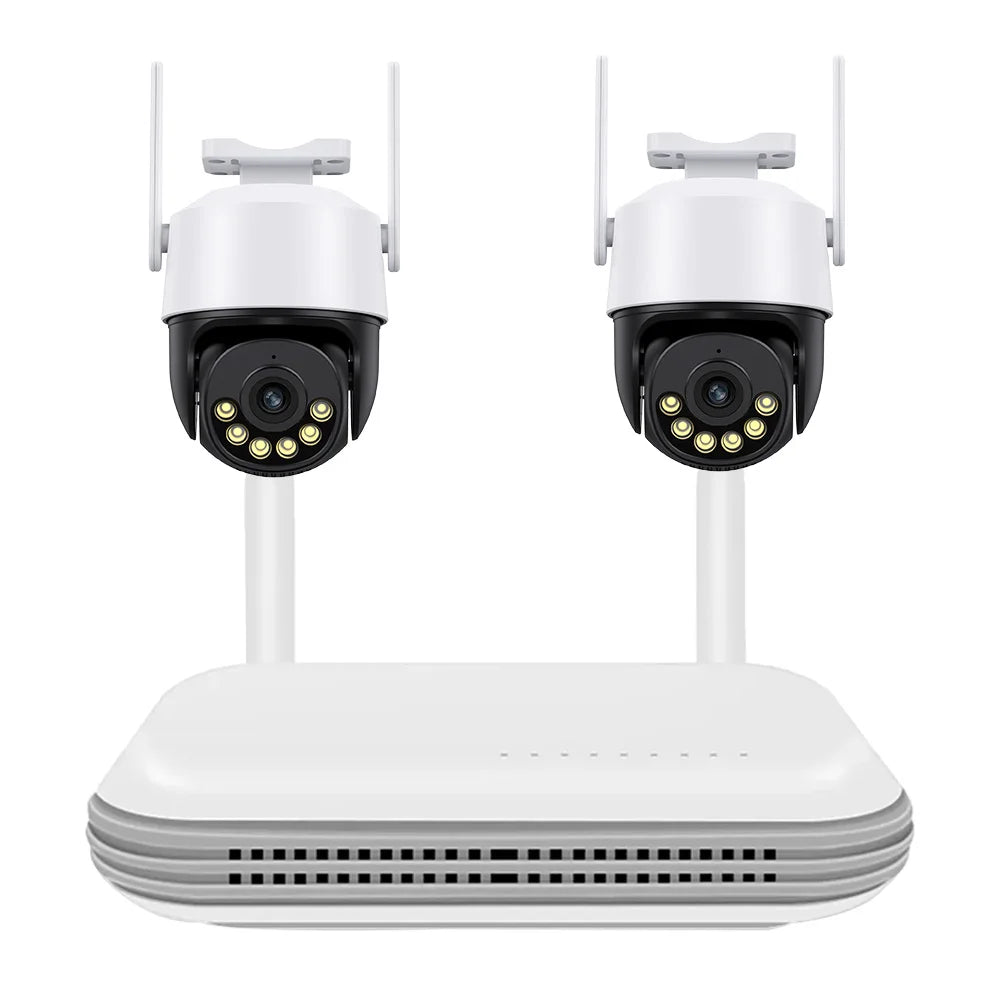 8CH NVR Kit CCTV System WiFi Camera NVR Kit Security Audio 4MP IP Cameras With WirelessNVR Video Surveillance Set ICsee