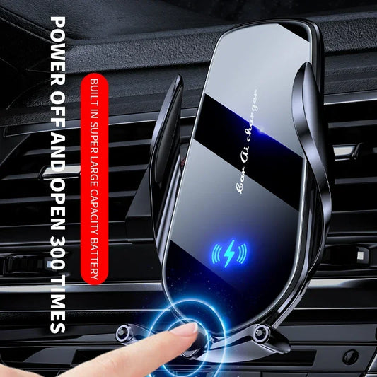 Car Phone Holder 15W Wireless Fast Charger Magnetic