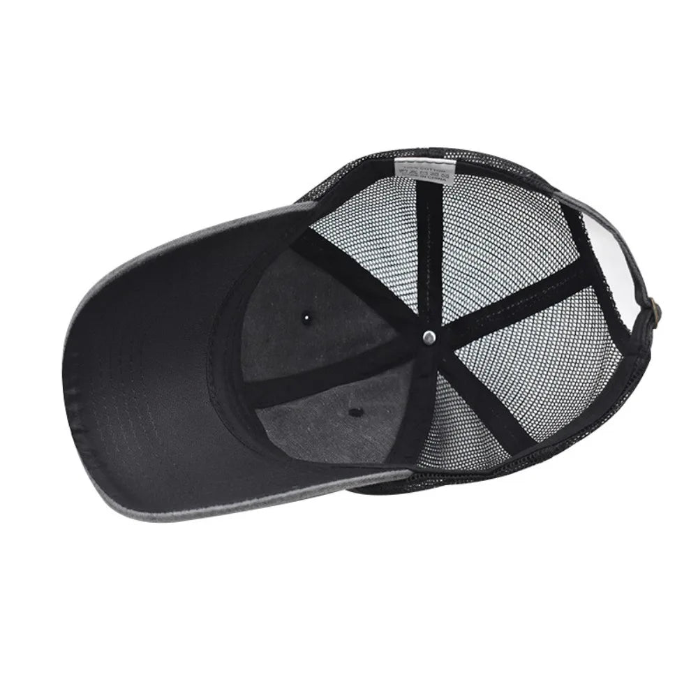 UV Protection Sport Hat Washed Cotton Baseball Cap